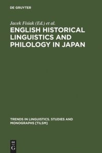 cover of the book English Historical Linguistics and Philology in Japan