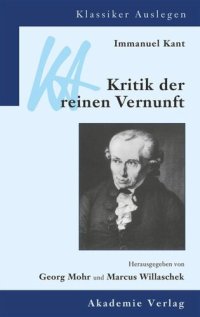 cover of the book Immanuel Kant: Kritik der reinen Vernunft