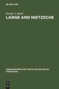 cover of the book Lange and Nietzsche