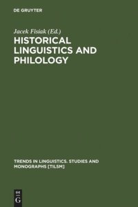 cover of the book Historical Linguistics and Philology