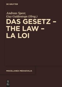 cover of the book Das Gesetz – The Law – La Loi