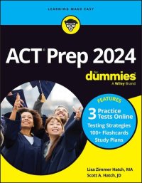 cover of the book ACT Prep 2024 For Dummies with Online Practice (ACT for Dummies)