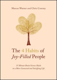 cover of the book The 4 Habits of Joy-Filled People: 15 Minute Brain Science Hacks to a More Connected and Satisfying Life