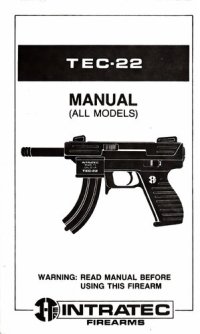 cover of the book Intratec TEC-22 Manual (All Models)