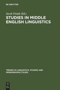 cover of the book Studies in Middle English Linguistics