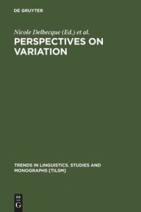 cover of the book Perspectives on Variation: Sociolinguistic, Historical, Comparative