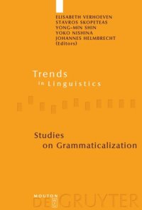 cover of the book Studies on Grammaticalization