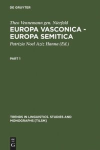 cover of the book Europa Vasconica - Europa Semitica