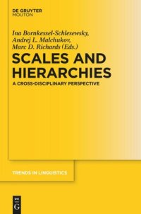 cover of the book Scales and Hierarchies: A Cross-Disciplinary Perspective