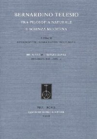 cover of the book Bernardino Telesio tra filosofia naturale e scienza moderna