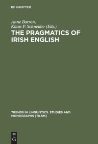 cover of the book The Pragmatics of Irish English