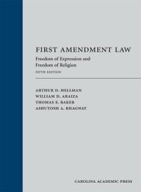 cover of the book First Amendment Law - Freedom of Expression and Freedom of Religion