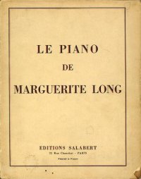 cover of the book Le piano de Marguerite Long