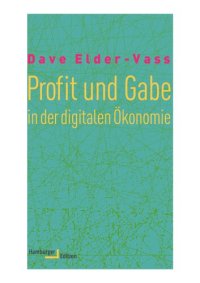 cover of the book Profit und Gabe in der digitalen Ökonomie