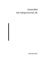 cover of the book Volk, Volksgemeinschaft, AfD