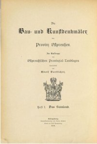 cover of the book Das Samland