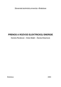 cover of the book Prenos a rozvod elektrickej energie