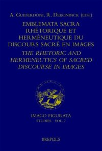 cover of the book Emblemata sacra: Rhétorique et herméneutique du discours sacré dans la littérature en images