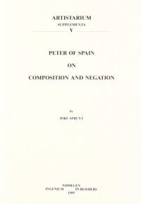 cover of the book Peter of Spain on Composition and Negation: Text, translation, commentary