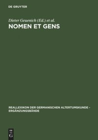 cover of the book Nomen et gens: Zur historischen Aussagekraft frühmittelalterlicher Personennamen