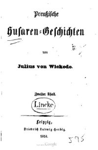 cover of the book Preußische Husaren-Geschichten