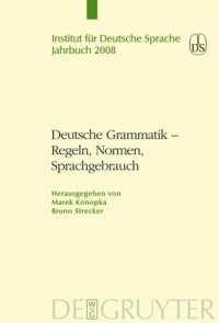 cover of the book Deutsche Grammatik - Regeln, Normen, Sprachgebrauch