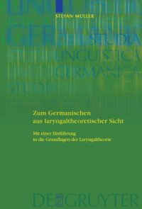 cover of the book Zum Germanischen aus laryngaltheoretischer Sicht: Mit einer Einführung in die Grundlagen