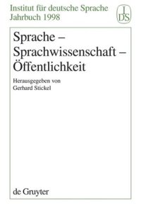 cover of the book Sprache - Sprachwissenschaft - Öffentlichkeit