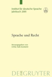 cover of the book Sprache und Recht