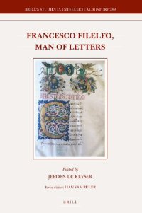 cover of the book Francesco Filelfo, Man of Letters