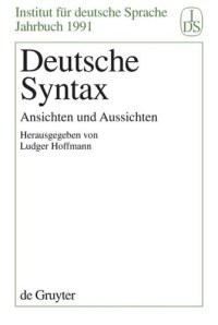 cover of the book Deutsche Syntax: Ansichten und Aussichten