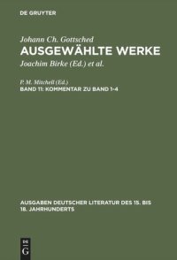 cover of the book Ausgewählte Werke: Band 11 Kommentar zu Band 1-4