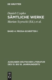 cover of the book Sämtliche Werke: Band 4 Prosa-Schriften I