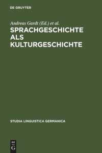 cover of the book Sprachgeschichte als Kulturgeschichte