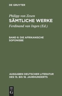 cover of the book Sämtliche Werke: Band 6 Die afrikanische Sofonisbe