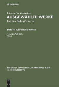 cover of the book Ausgewählte Werke: Teil 1 Kleinere Schriften. Erster Teil