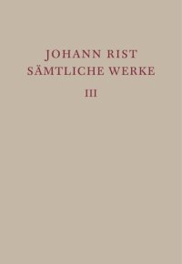 cover of the book Sämtliche Werke: Band 3 Dichtungen 1634–1642