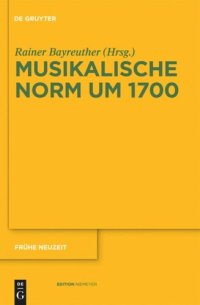 cover of the book Musikalische Norm um 1700