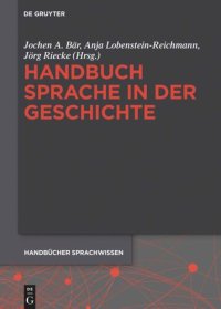 cover of the book Handbuch Sprache in der Geschichte