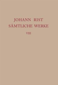 cover of the book Sämtliche Werke: Band 8 Dichtungen 1644–1646