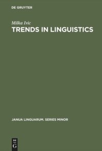 cover of the book Trends in Linguistics