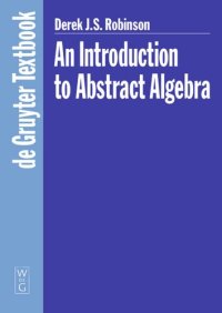 cover of the book An Introduction to Abstract Algebra