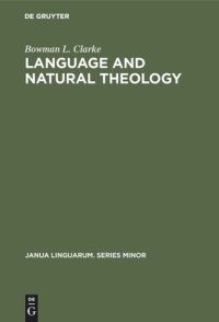 cover of the book Language and natural theology