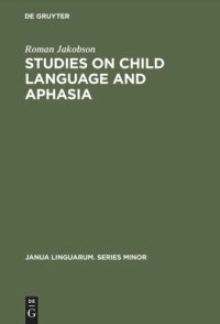 cover of the book Studies on Child Language and Aphasia