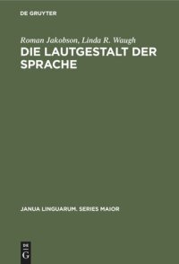 cover of the book Die Lautgestalt der Sprache