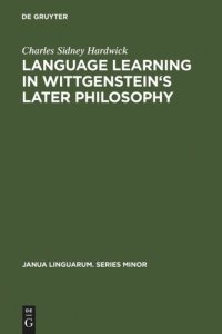 cover of the book Language learning in Wittgenstein's later philosophy