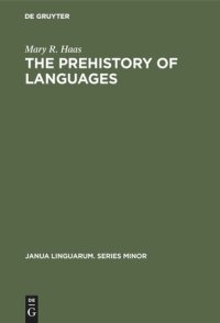 cover of the book The Prehistory of Languages