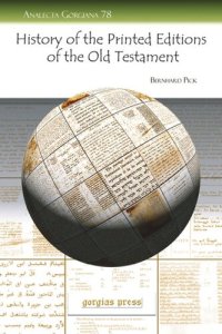 cover of the book History of the Printed Editions of the Old Testament