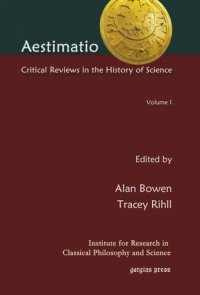 cover of the book Aestimatio: Critical Reviews in the History of Science (Volume 1)