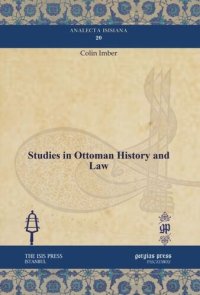 cover of the book Studies in Ottoman History and Law